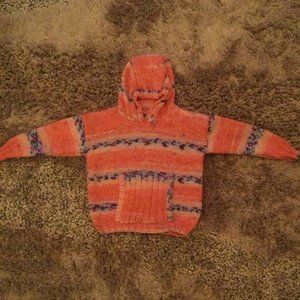 Children Knitting Jumper Pocket Hoody 22-32 inches